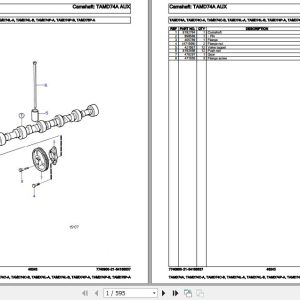 Volvo Penta Marine Diesel Engines TAMD74A to TAMD75P A Parts Catalog 1