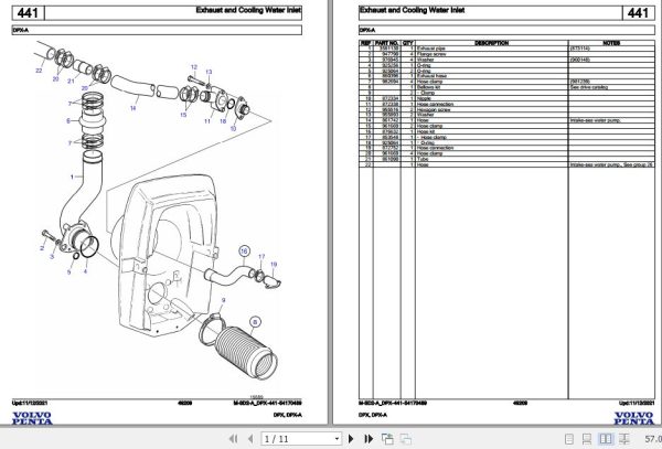 Volvo Penta Marine Drives Transmissions DPX DPX A Parts Catalog 1