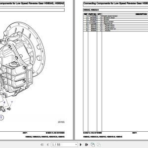 Volvo Penta Marine Drives Transmissions HS80AE to HS80VE Parts Catalog 1