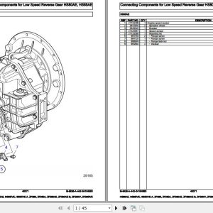 Volvo Penta Marine Drives Transmissions HS85AE to ZF280IVE Parts Catalog 1