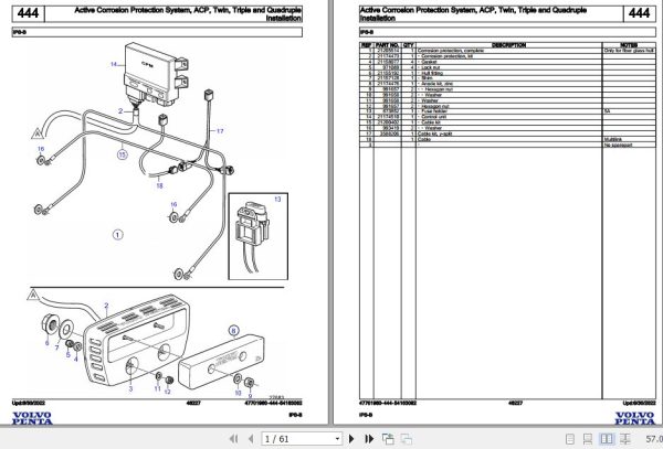 Volvo Penta Marine Drives Transmissions IPS B Parts Catalog 1