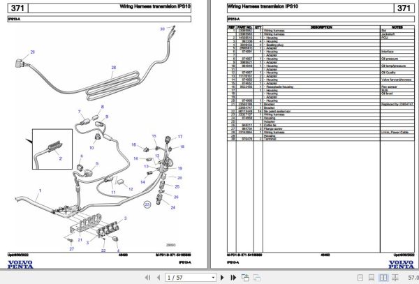 Volvo Penta Marine Drives Transmissions IPS10 A Parts Catalog 1