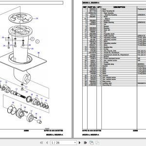 Volvo Penta Marine Drives Transmissions MS25S A MS25SR A Parts Catalog 1