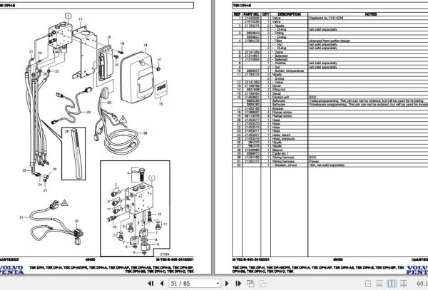 Volvo Penta Marine Drives Transmissions TSK DPH to TSK Parts Catalog 2