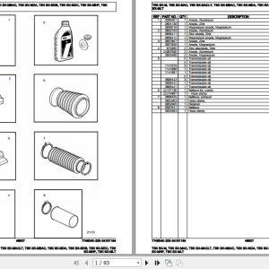 Volvo Penta Marine Drives Transmissions TSK SX M to TSK SX MLT Parts Catalog 1