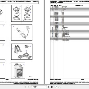 Volvo Penta Marine Gasoline Engines 4.3GIJWTR to 4.3GSJNCS Parts Catalog 1