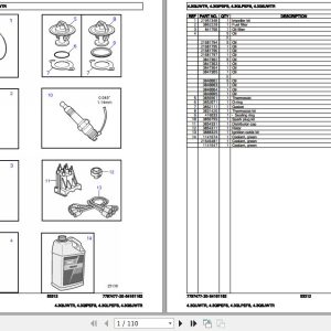Volvo Penta Marine Gasoline Engines 4.3GIJWTR to 4.3GSJWTR Parts Catalog 1