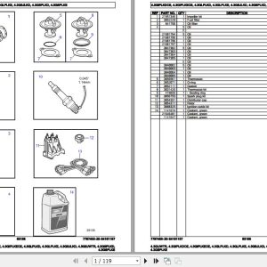 Volvo Penta Marine Gasoline Engines 4.3GIJWTR to 4.3GSPLKE Parts Catalog 1