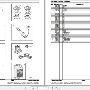 Volvo Penta Marine Gasoline Engines 4.3GIJWTR to 4.3GSPMDA Parts Catalog 1