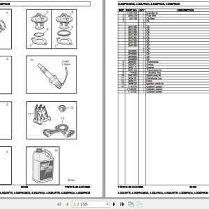 Volvo Penta Marine Gasoline Engines 4.3GIJWTR to 4.3GSPNCM Parts Catalog 1