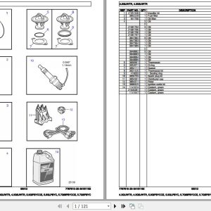 Volvo Penta Marine Gasoline Engines 4.3GIJWTR to 5.7GSPBYC Parts Catalog 1