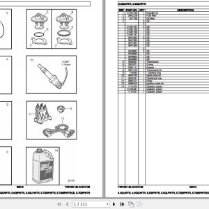 Volvo Penta Marine Gasoline Engines 4.3GIJWTR to 5.7GSPWTR Parts Catalog 1