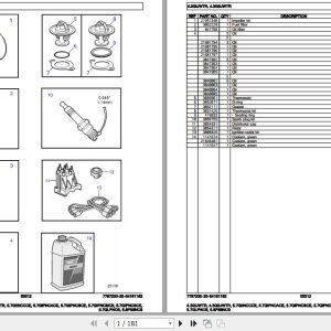 Volvo Penta Marine Gasoline Engines 4.3GIJWTR to 5.8FSIINCS Parts Catalog 1