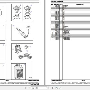 Volvo Penta Marine Gasoline Engines 4.3GIJWTR to DPX415XBYDCE Parts Catalog 1