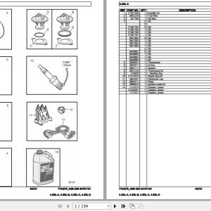 Volvo Penta Marine Gasoline Engines 4.3GL A to 4.3GL D Parts Catalog 1