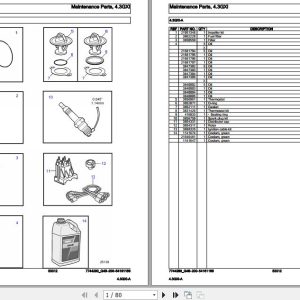 Volvo Penta Marine Gasoline Engines 4.3GXi A Parts Catalog 1