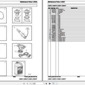 Volvo Penta Marine Gasoline Engines 4.3GXi F to 4.3OSi FF Parts Catalog 1