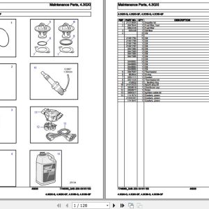Volvo Penta Marine Gasoline Engines 4.3GXi G to 4.3OSi GF Parts Catalog 1