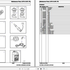 Volvo Penta Marine Gasoline Engines 5.0FLPMDA to 5.8FLPMDA Parts Catalog 1