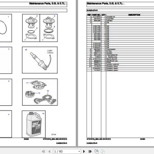 Volvo Penta Marine Gasoline Engines 5.0GXi 270 R Parts Catalog 1