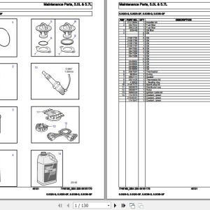 Volvo Penta Marine Gasoline Engines 5.0GXi G to 5.0OSI GF Parts Catalog 1