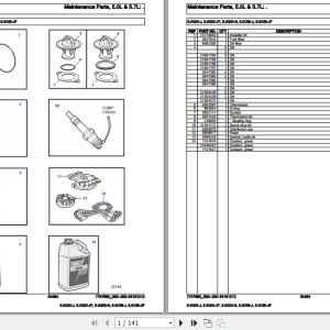 Volvo Penta Marine Gasoline Engines 5.0GXi J to 5.0OSi JF Parts Catalog 1