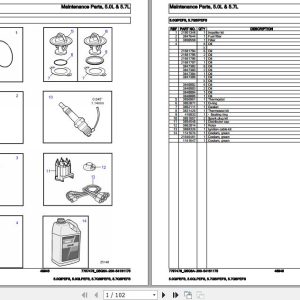 Volvo Penta Marine Gasoline Engines 5.0GiPEFS to 5.7GSPEFS Parts Catalog 1