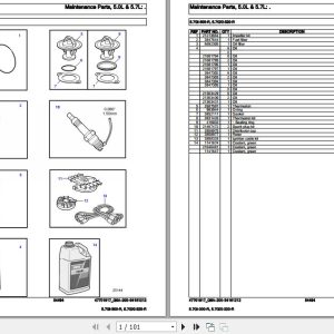 Volvo Penta Marine Gasoline Engines 5.7Gi 300 R 5.7GXi 320 R Parts Catalog 1