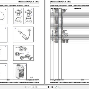 Volvo Penta Marine Gasoline Engines 5.7Gi E to 5.7OSXi DF Parts Catalog 1