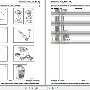 Volvo Penta Marine Gasoline Engines 5.7Gi F to 5.7OSXi EF Parts Catalog 1
