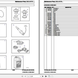 Volvo Penta Marine Gasoline Engines 5.7GiC 300 R 5.7GXiC 320 R Parts Catalog 1