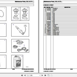 Volvo Penta Marine Gasoline Engines 5.7GiE 300 P 5.7GXiE P Parts Catalog 1