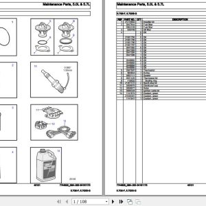 Volvo Penta Marine Gasoline Engines 5.7GiI F 5.7GXiI G Parts Catalog 1