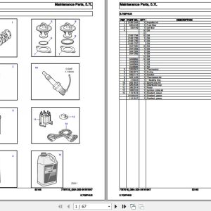 Volvo Penta Marine Gasoline Engines 5.7GiPHUS Parts Catalog 1
