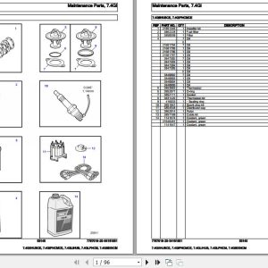 Volvo Penta Marine Gasoline Engines 7.4GIIHUBCE to 7.4GSIXNCM Parts Catalog 1