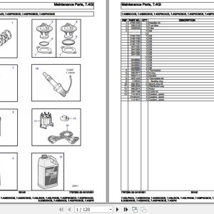 Volvo Penta Marine Gasoline Engines 7.4GLPNCA to 7.4GIPN Parts Catalog 1
