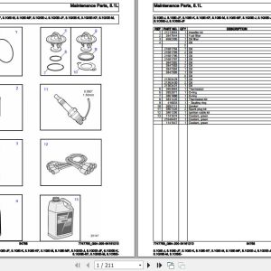 Volvo Penta Marine Gasoline Engines 8.1GiE J to 8.1OSiE Parts Catalog 1