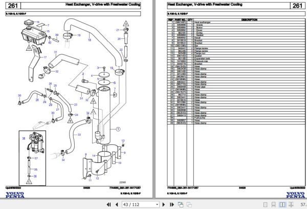 Volvo Penta Marine Gasoline Engines 8.1GiI G 8.1GXiI F Parts Catalog 2
