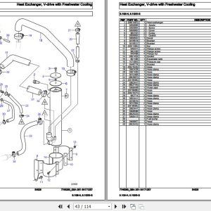 Volvo Penta Marine Gasoline Engines 8.1GiI H 8.1GXiI G Parts Catalog 2
