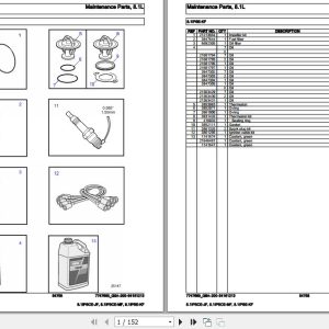 Volvo Penta Marine Gasoline Engines 8.1IPSCE JF 8.1IPSCE MF 8.1IPSE KF Parts Catalog 1