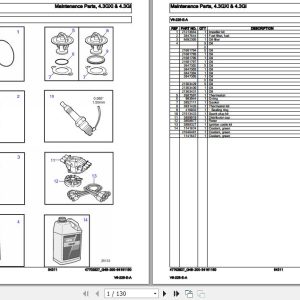 Volvo Penta Marine Gasoline Engines V6 225 E A Parts Catalog 1