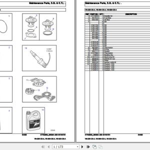 Volvo Penta Marine Gasoline Engines V8 225 CE A to V8 320 CE A Parts Catalog 1