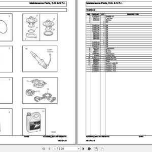 Volvo Penta Marine Gasoline Engines V8 270 C B Parts Catalog 1