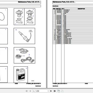 Volvo Penta Marine Gasoline Engines V8 270 E B Parts Catalog 1