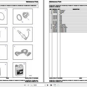 Volvo Penta Marine Gasoline Engines V8 300 CE P to V8 350 C P V8 Parts Catalog 1