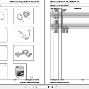 Volvo Penta Marine Gasoline Engines V8 350 CE D to V8 430 CE D Parts Catalog 1