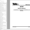 Yale Forklift A7S1 GP20UX to GP070UX Parts Service Manual 2025 1