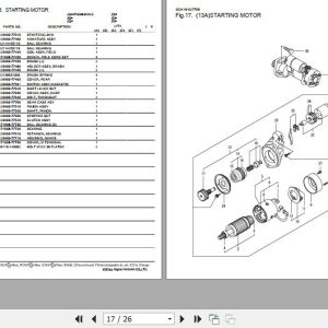 Yanmar Engine 4TNE98 BQFLC Part Catalog 2011 EN 2