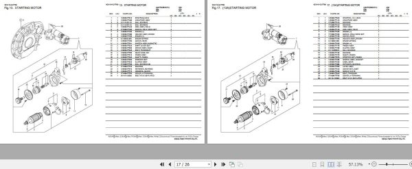 Yanmar Engine 4TNE98 BQFLC Part Catalog 2011 EN 2