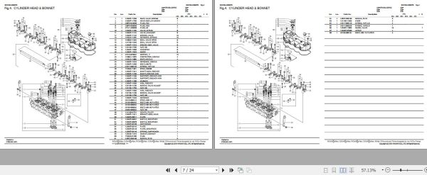 Yanmar Engine 4TNV94L BXPHZ Part Catalog 2014 EN 2
